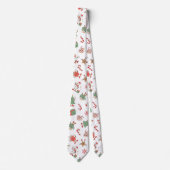 Retro Chillin' met mijn sneeuwpoppen Stropdas (Voorkant)