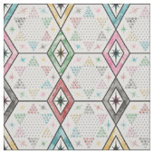 Retro Chinese Checkers Stof (Swatch)