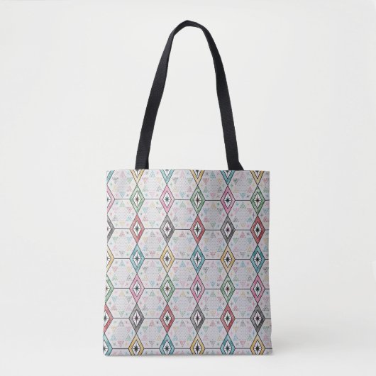 Retro Chinese Checkers Tote Bag (Voorkant)