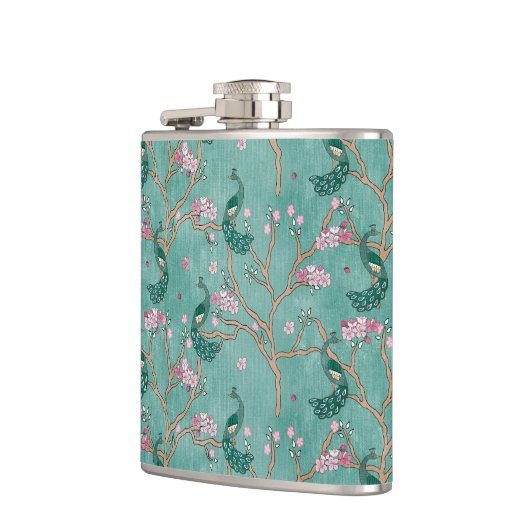 Retro Chinoiserie Hip Flask Heupfles (Links)