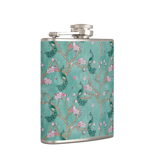 Retro Chinoiserie Hip Flask Heupfles (Rechts)