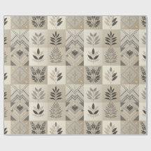 Retro chique geometrisch elegant stampatroon