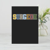 Retro chirurgie Chirurgie Arts Neurologie Gra Bedankkaart (Staand voorkant)