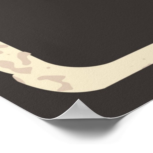 retro chocolade donuts poster (Hoek)