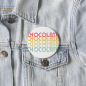 Retro Chocolate Rainbow Color Button (In situ)