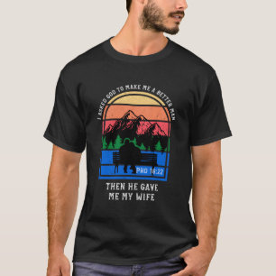 Retro Christelijk Gezegend Getrouwd Man T-shirt