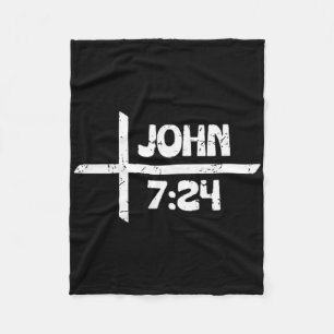 Retro christelijke en getatoeëerde John 724 - Voor Fleece Deken