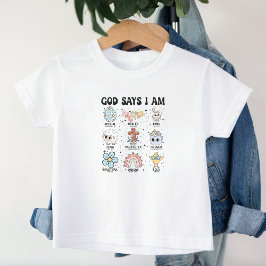 Retro Christelijke God zegt dat ik Pasen ben Kinder Shirts