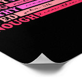 Retro Christian Bible Verse Valentines Day God Say Poster (Hoek)