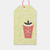 Retro Christmas 1958 Joy Gift Label - Pas het aan! Cadeaulabel (Achterkant)