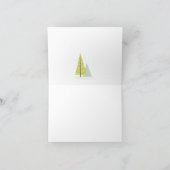 Retro Christmas 1958 Wenskaart -Personaliseren Kaart (Binnen)