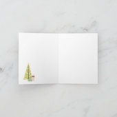 Retro Christmas 1958 Wenskaart -Personaliseren Kaart (Binnen)