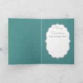  retro Christmas Angel tekstkaart toevoegen Feestdagen Kaart (Binnen)