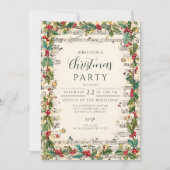 Retro Christmas Carolers Vakantie Kaart (Voorkant)