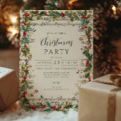 Retro Christmas Carolers Vakantie Kaart