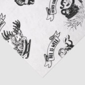 RETRO CHRISTMAS CHARACTERS WEEFSELPAPIER TISSUEPAPIER (Detail)