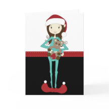 Retro Christmas Elf