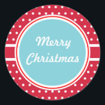 Retro Christmas Gift Label Stickers<br><div class="desc">Stippen geven deze kerstcadeaubonnen retro vakantiestijl. Gebruik deze kerstcadeau labels stickers voor geschenken,  geschenktassen,  ambachten,  uitnodigingen,  enveloppen,  plakboeken,  enz...  Het ontwerp is van originele kunst.</div>