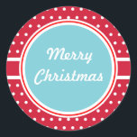 Retro Christmas Gift Label Stickers<br><div class="desc">Stippen geven deze kerstcadeaubonnen retro vakantiestijl. Gebruik deze kerstcadeau labels stickers voor geschenken,  geschenktassen,  ambachten,  uitnodigingen,  enveloppen,  plakboeken,  enz...  Het ontwerp is van originele kunst.</div>