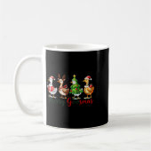 Retro Christmas Goose Xmas Merry Goosmas  Koffiemok (Links)