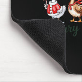 Retro Christmas Goose Xmas Merry Goosmas Muismat (Hoek)