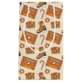 Retro Christmas Joy Klein Cadeauzakje (Voorkant)