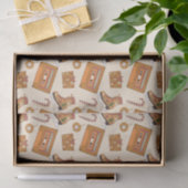 Retro Christmas Joy Tissuepapier (Geschenk)