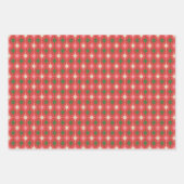 Retro Christmas Midcentury Atomic Starburst Stars Inpakpapier Vel (Voorkant 3)