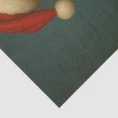 Retro Christmas Ornament Pin-Up Decoupage Tissuepapier (Detail)