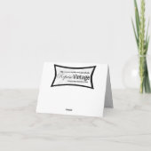 Retro Christmas Pin Up Feestdagen Kaart (Achterkant)