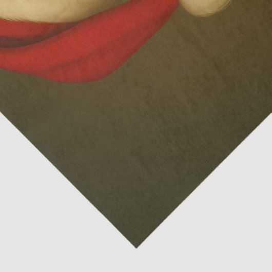 Retro Christmas Pin-Up Ornament Beauty — Holiday Tissuepapier (Detail)