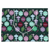 Retro Christmas Reload - Koele Pastels op Pine Groot Cadeauzakje (Voorkant)