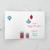 Retro Christmas Tree Feestdagen Kaart (Binnen)