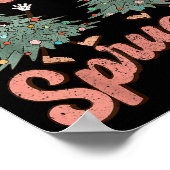 Retro Christmas Tree I Like Them Real Thick And Sp Poster (Hoek)