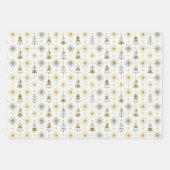 “Retro Christmas Trees | Mid Century Modern Inpakpapier Vel (Voorkant)