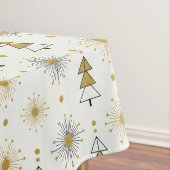 “Retro Christmas Trees | Mid Century Modern Tafelkleed (Voorbeeld)