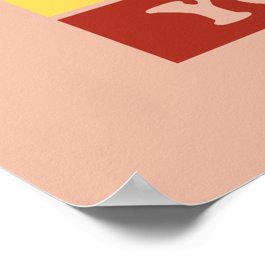 Retro Church/Event Greeting Welcome Sign Poster (Hoek)