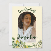 Retro Ciao Afstuderen Italiaans 2024 Roze Boog Fot Kaart (Voorkant)