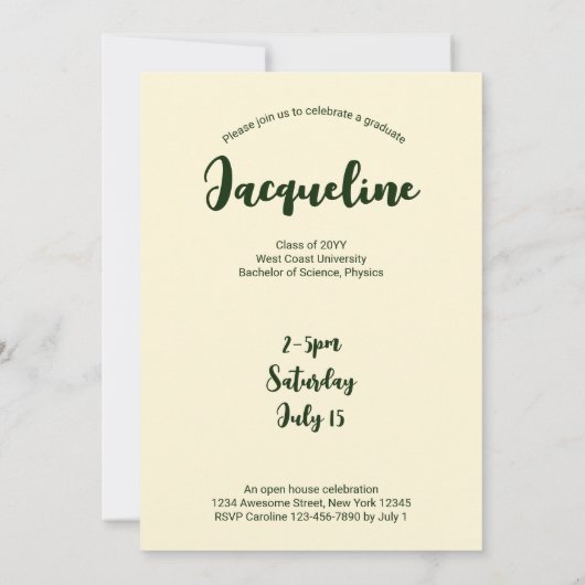 Retro Ciao Afstuderen Italiaans 2024 Roze Boog Fot Kaart (Achterkant)