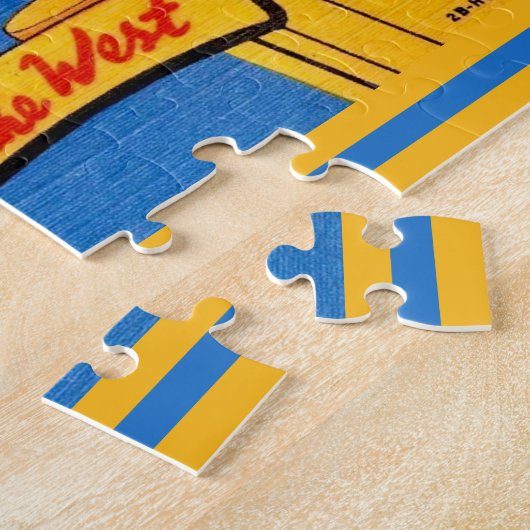 Retro Cincinnati Groet Legpuzzel (Zijkant)