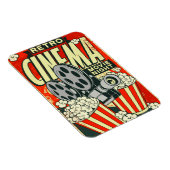 Retro *CINEMA* [Movie Night] Flexibele magneet (Rechterzijde)