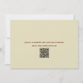 Retro Cinema Theater Geef een ticket Stub Bruiloft Save The Date (Achterkant)