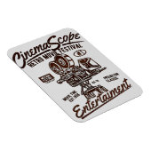 Retro CinemaScope flexibele magneet (Rechterzijde)