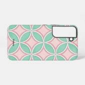 Retro Circle Galaxy S22 Hoesje Samsung Galaxy Hoesje (Achterkant horizontaal)