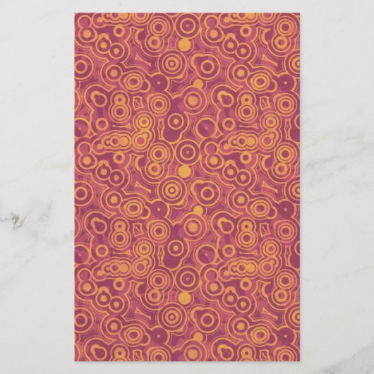 Retro Circles Scrapbook papier (Voorkant)