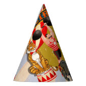 Retro Circus Birthday Party Feesthoedjes (Links)