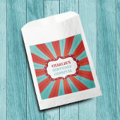 Retro Circus Carnaval Verjaardagsfeest Bedankzakje