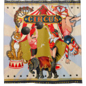  Retro Circus Douchegordijn (Voorkant)