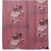Retro Circus Elephant Douchegordijn (Voorkant)