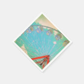 Retro Circus Ferris Wheel - Papierpartij Napkins Servet (Hoek)
